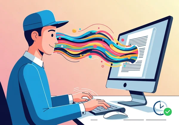 빠르고 효율적으로 타이핑하는 작가