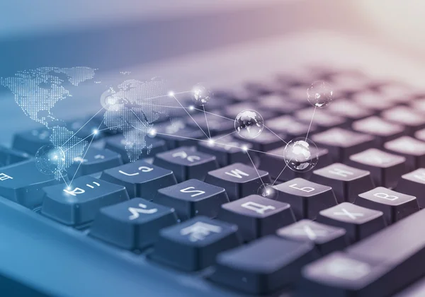 Global keyboards connecting languages and typists