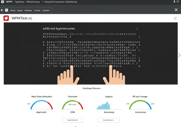 WPMTest.cc interface for multilingual typing practice